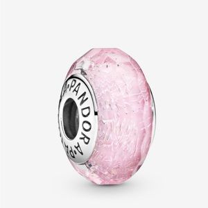 Two Pandora light pink Murano charms. Sell together